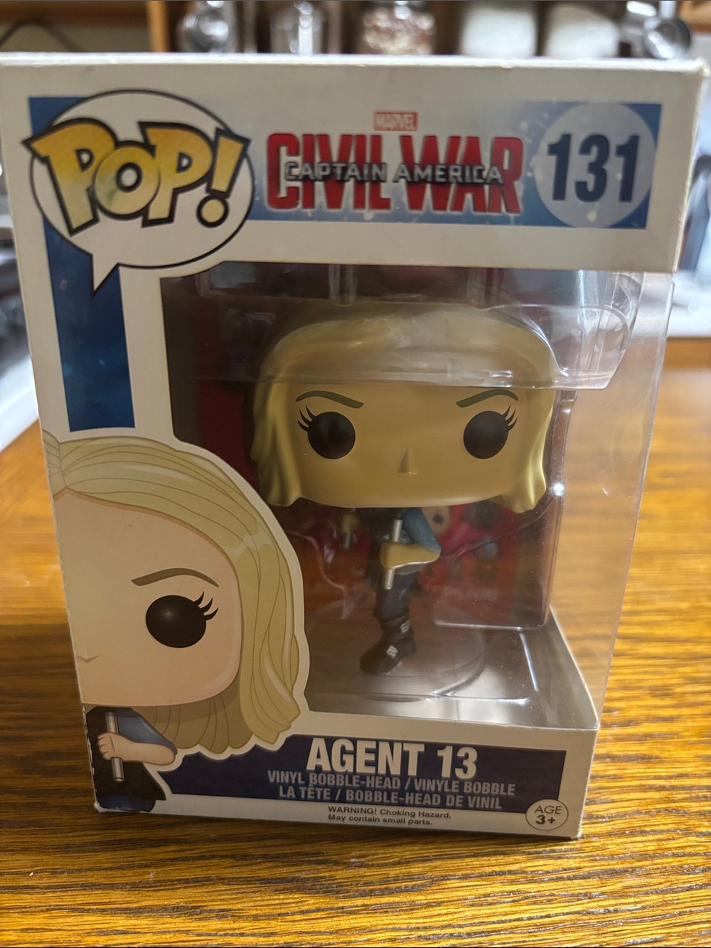 Funko Agent 13 Blonde Pop! Vinyl Figure - Blue, Black, Blonde